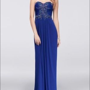 Dark Blue Prom Dress